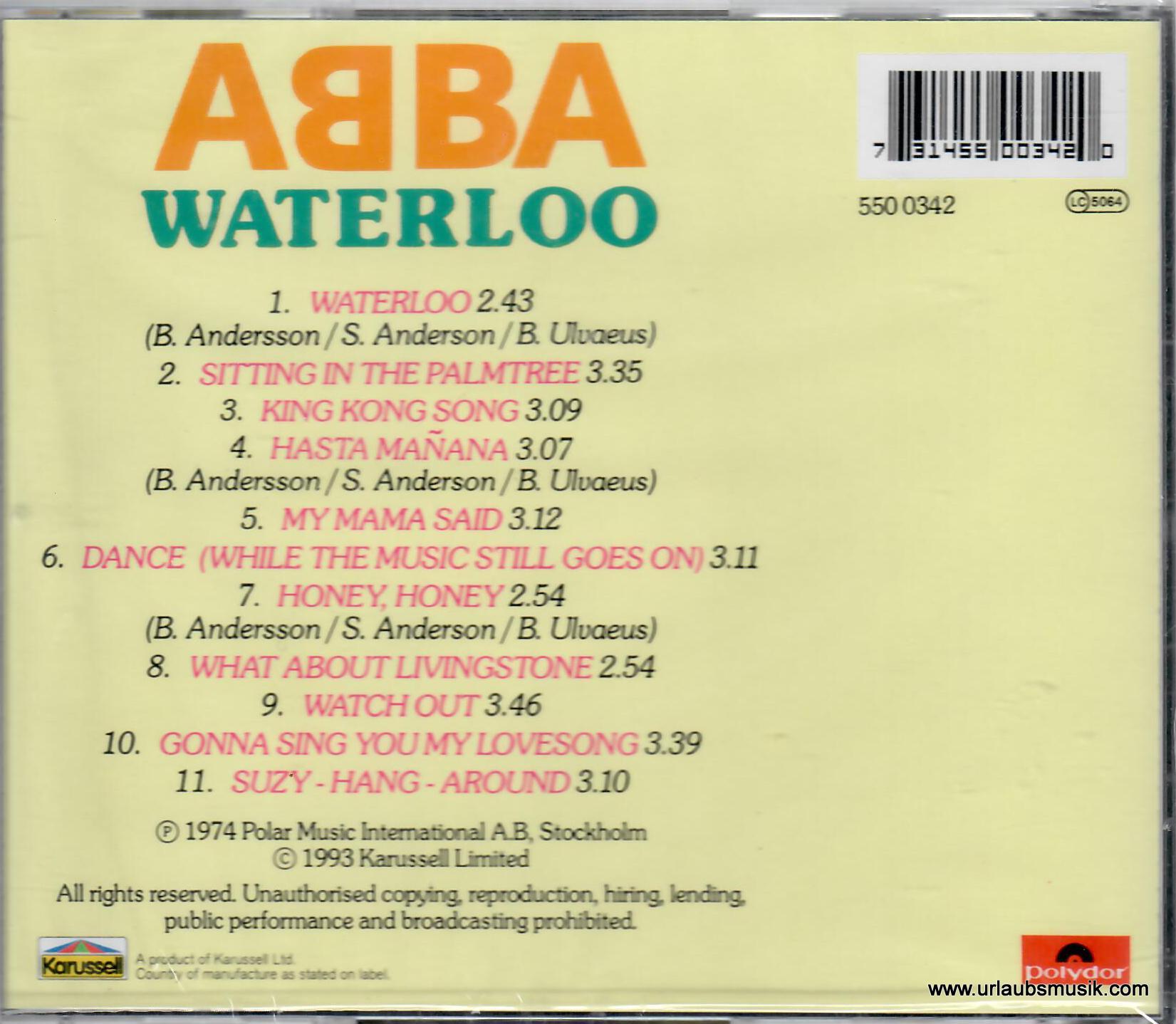 ABBA - Waterloo  / CD Album - neu & ovp kaufen Neuware