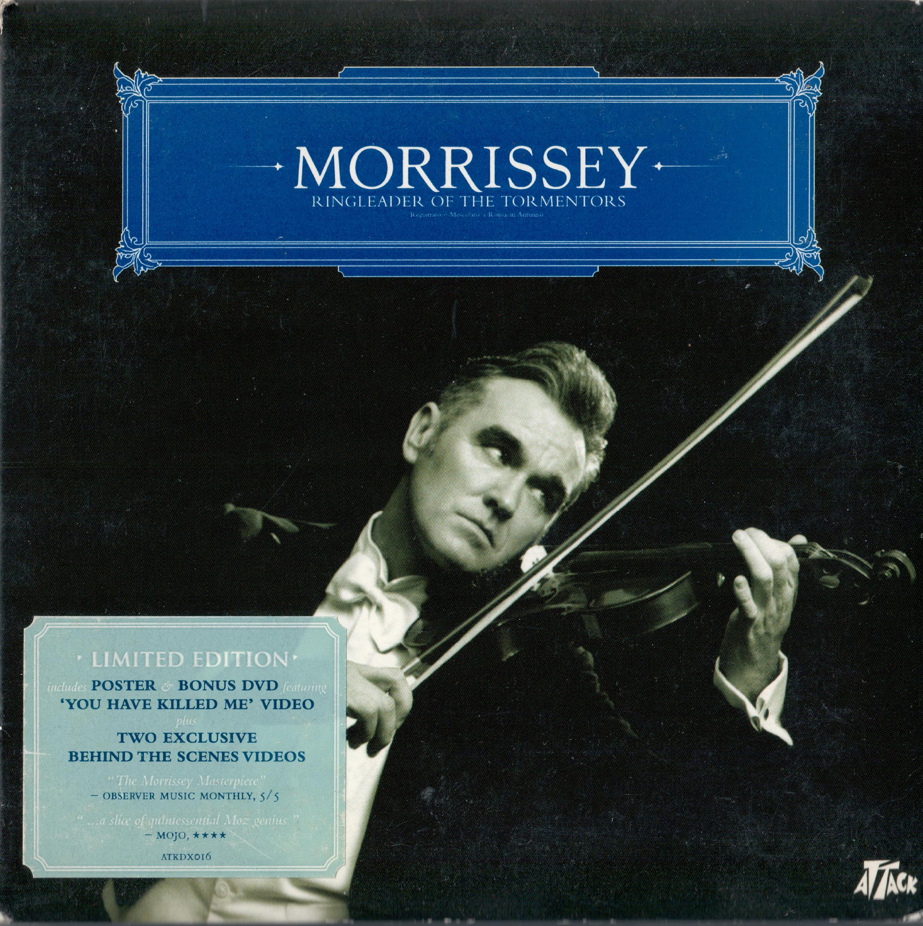 MORRISSEY - RINGLEADER OF THE TORMENTORS / CD + DVD - gebraucht sehr guter Zustand