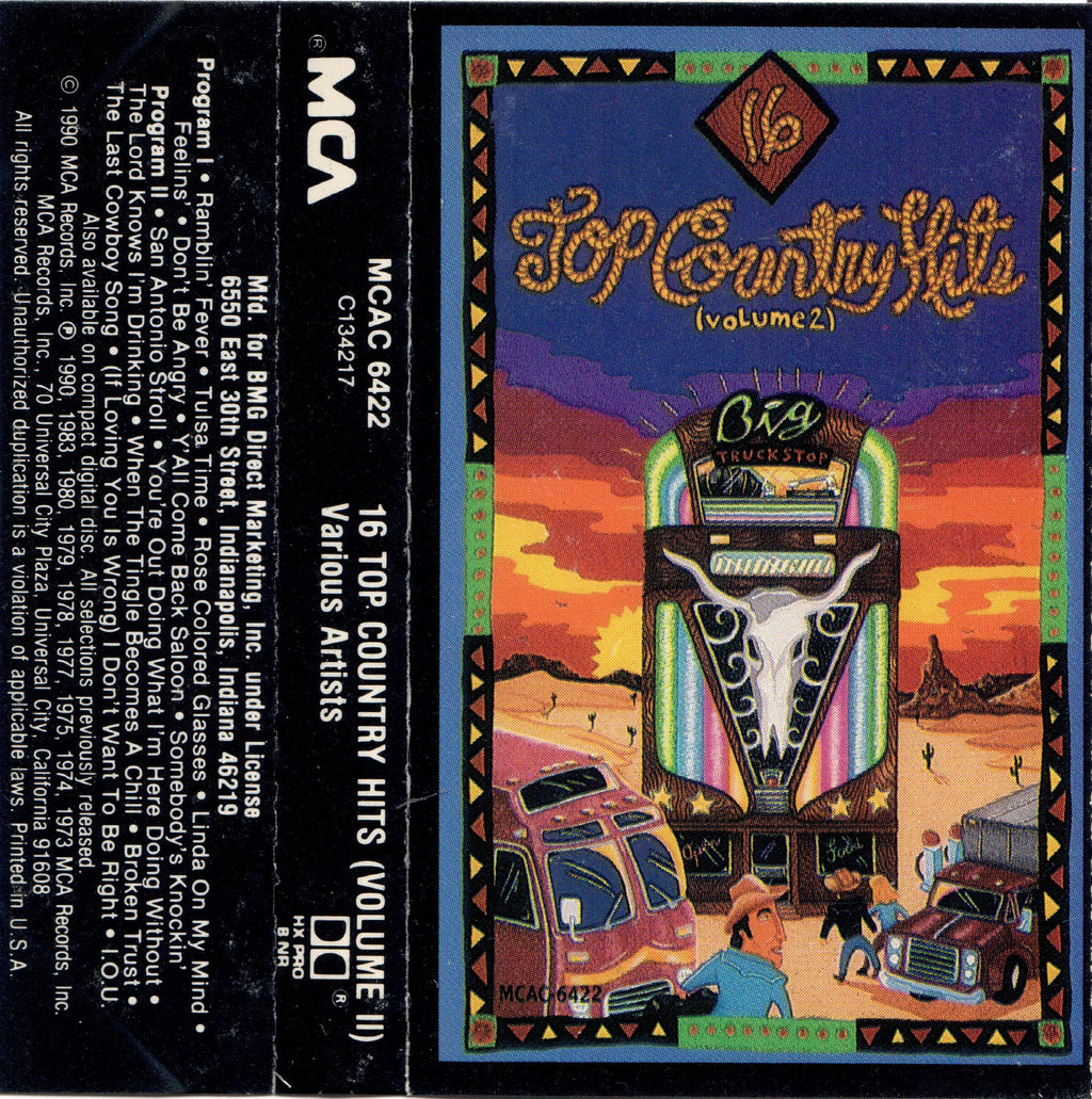 16 Top Country Hits (Volume 2) MCA / Compilation / MC Kassette