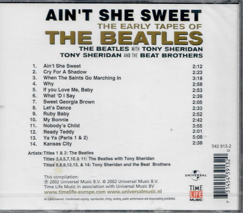 The Beatles & Tony Sheridan - Ain't She Sweet / CD / 14 Songs - neu & ovp Neuware