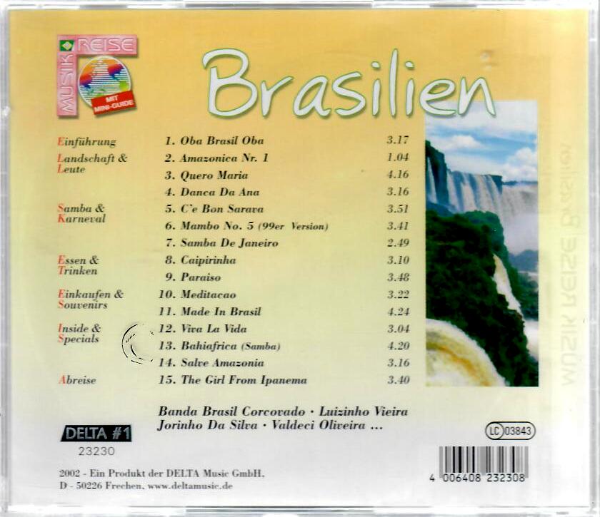 Musikreise Brasilien / CD Album / Weltmusik - neu & ovp Neuware b