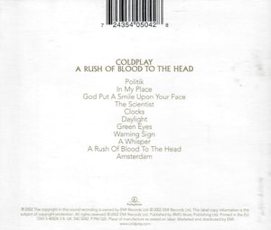 COLDPLAY - A RUSH OF BLOOD TO THE HEAD / CD Album