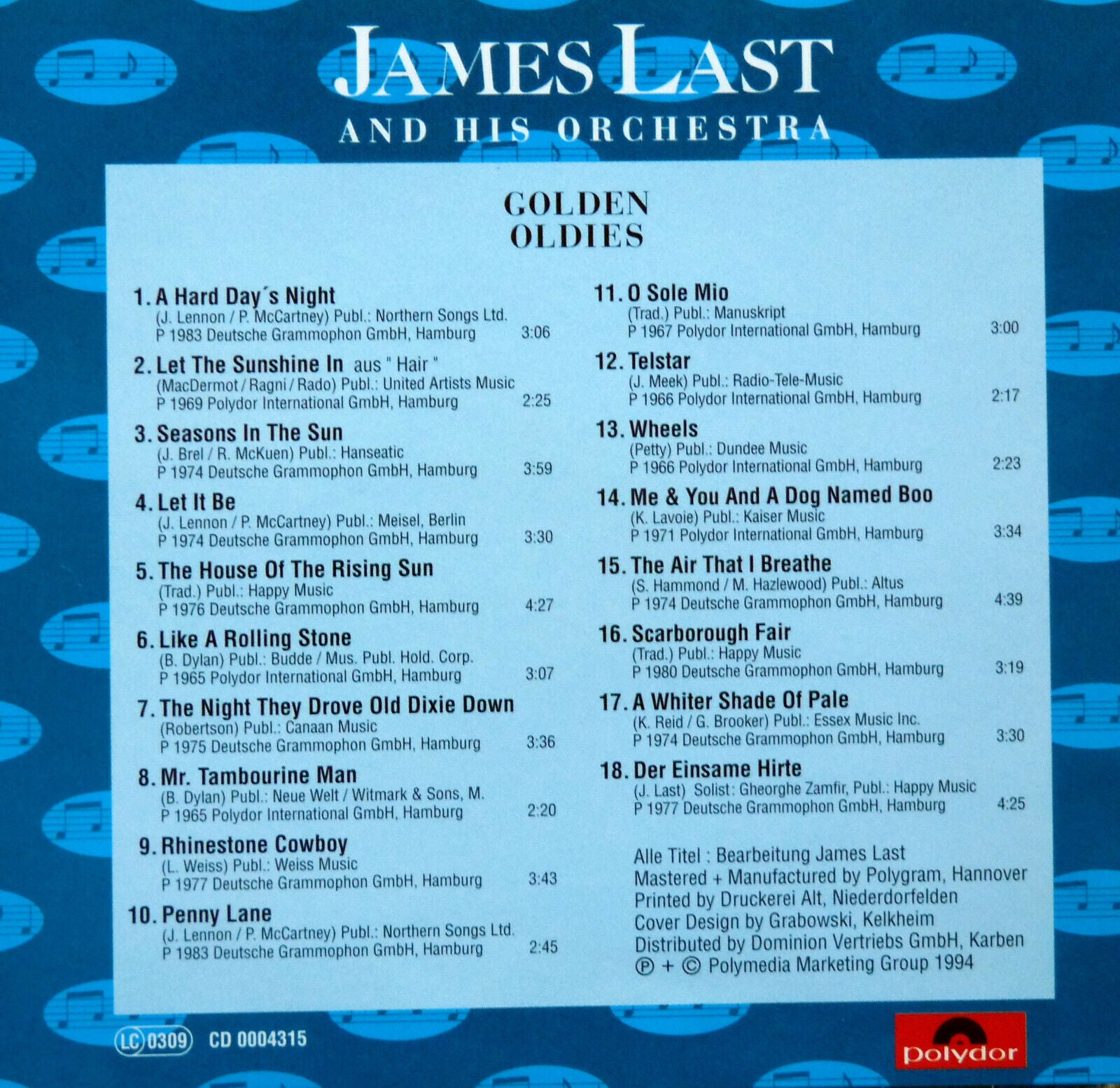 James Last - Golden Oldies