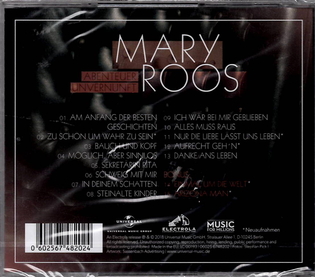 Mary Roos - Abenteuer Unvernunft