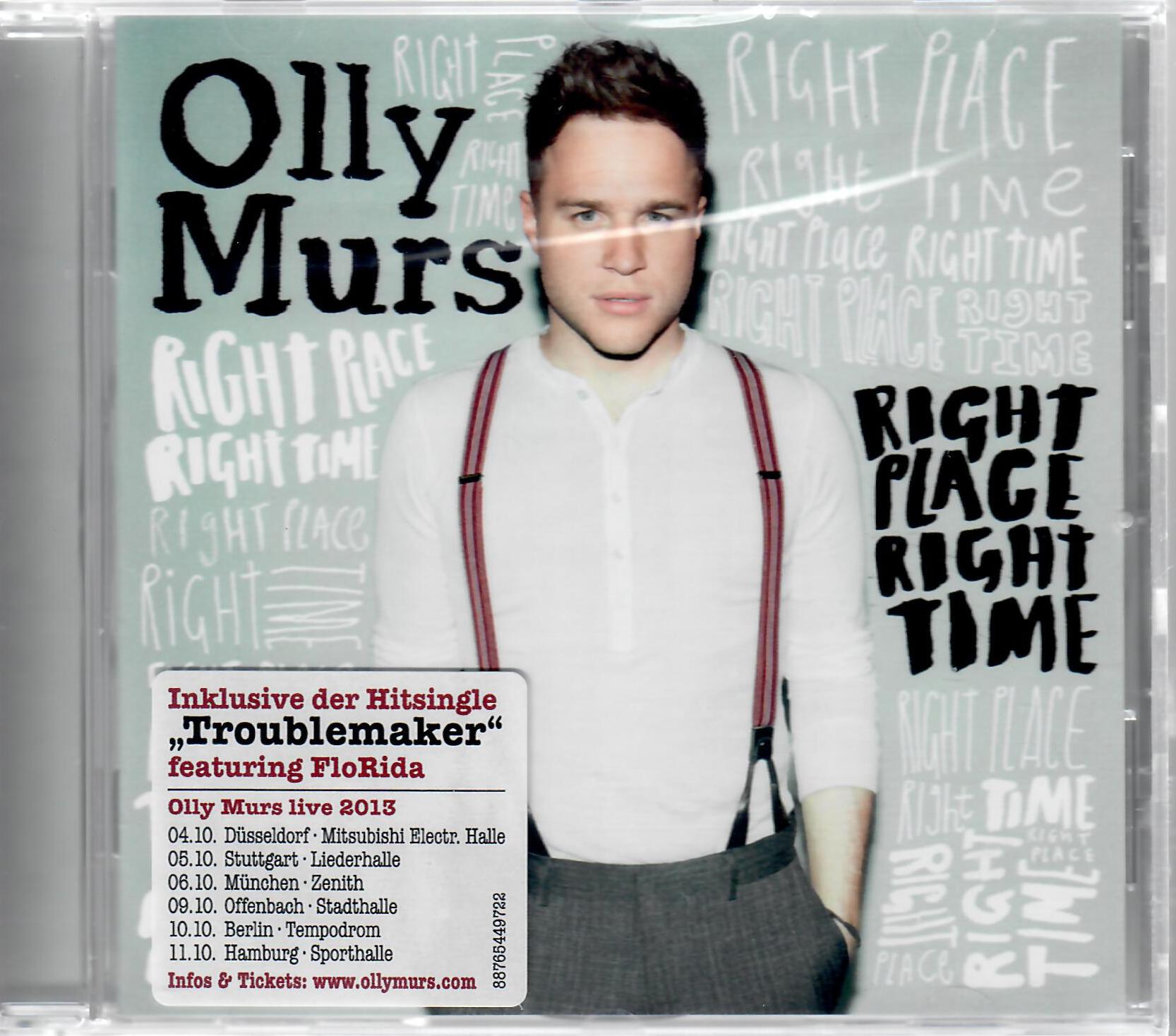 Olly Murs - Right Place Right Time / CD Album - neu & ovp Neuware