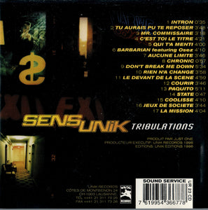 Sens Unik - Tribulations