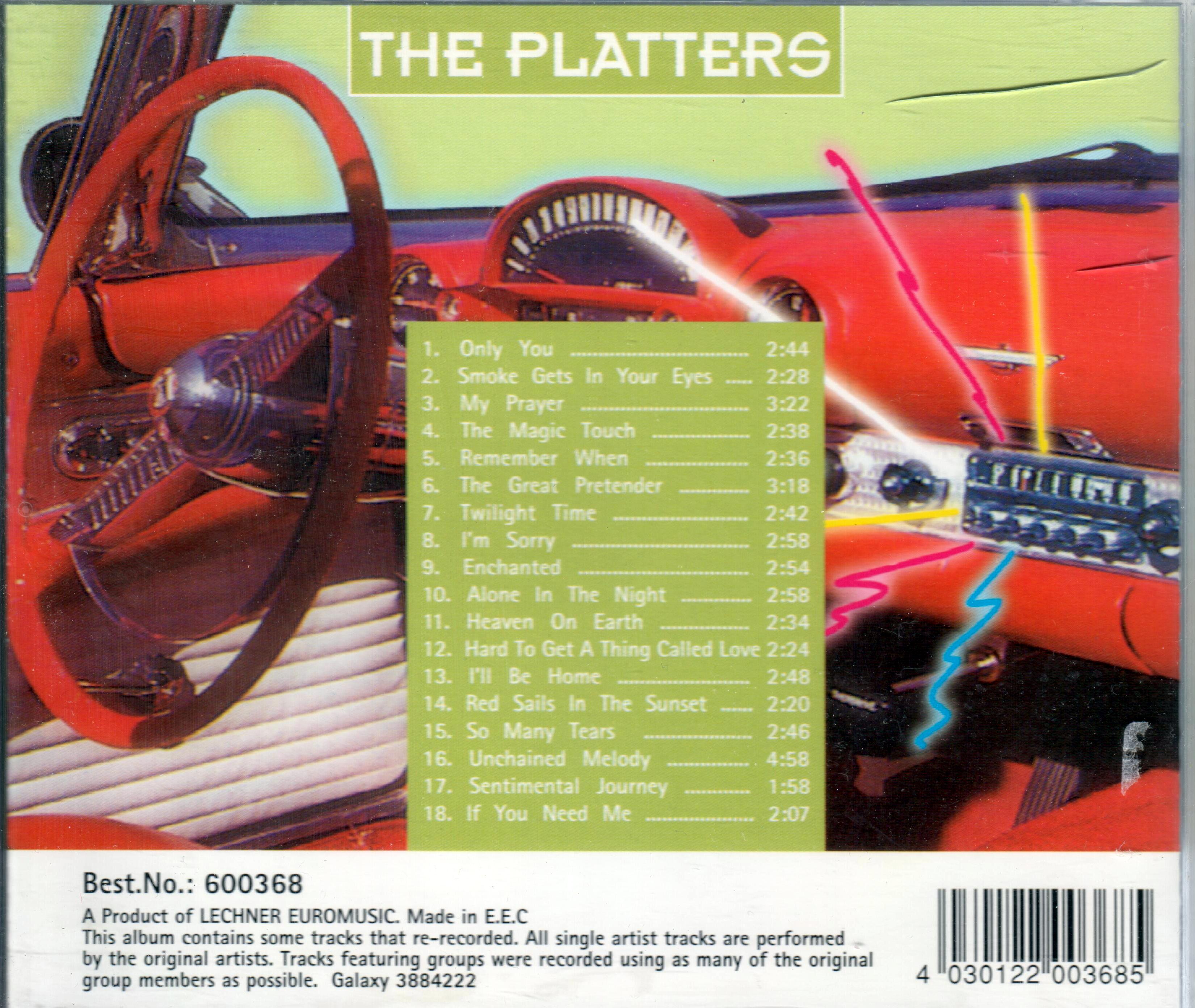 THE PLATTERS - 18 GREATEST HITS  BEST OF