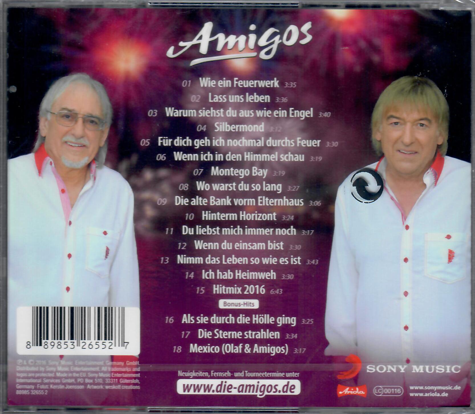 Amigos - Wie ein Feuerwerk / CD Album / 18 Hits Best Of - neu & ovp Neuware b